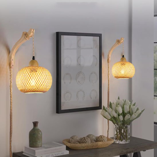 Applique murale rotin | Naturel Design - Le Château de la Déco