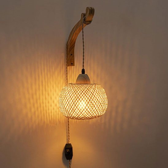 Applique murale rotin | Naturel Design - Le Château de la Déco