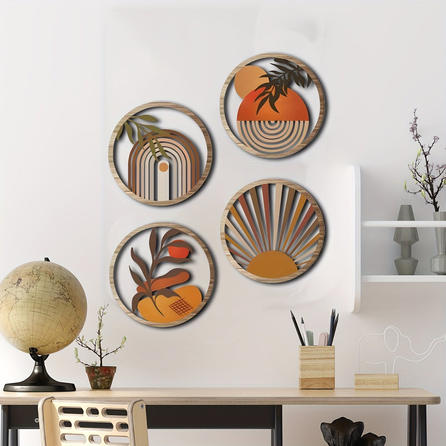 Décoration murale bois | Bohème Chaleur - Le Château de la Déco