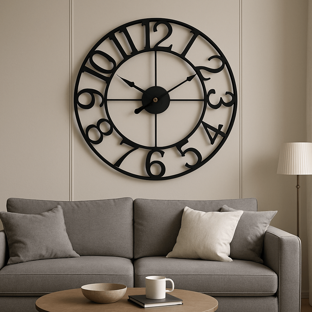 Horloge murale design | Rétro Élégance - Le Château de la Déco