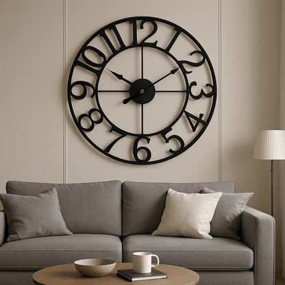 Horloge murale design | Rétro Élégance - Le Château de la Déco