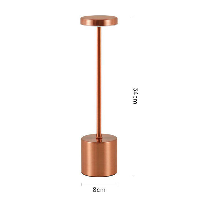 Lampe de table rechargeable | Élégance Tactile bronze