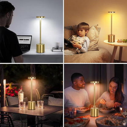 Lampe de table rechargeable | Élégance Tactile - Le Château de la Déco