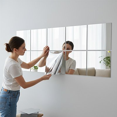 Miroir autocollant | EasyFix - Le Château de la Déco