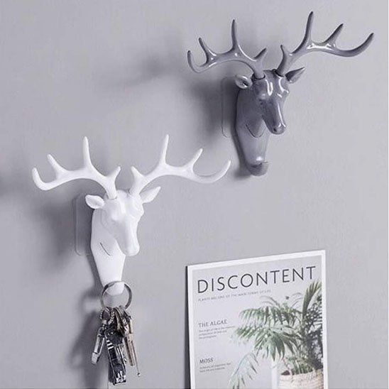 Porte clé mural | Tête de Cerf Scandinave - Le Château de la Déco