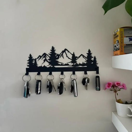 Porte clés mural | Montagne Design - Le Château de la Déco