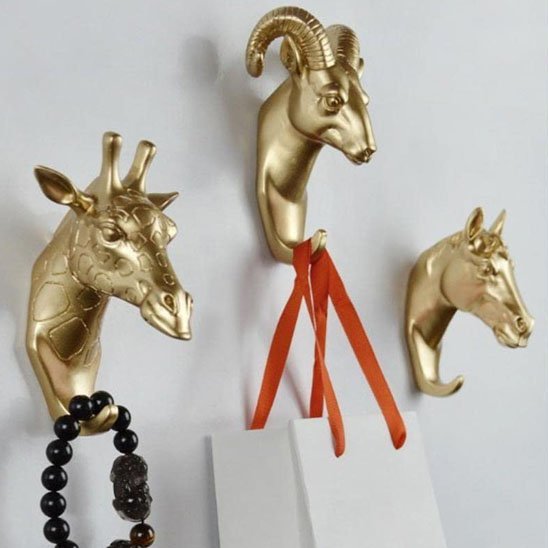 Porte manteau mural | Safari Gold - Le Château de la Déco
