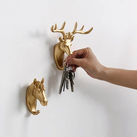 Porte manteau mural | Safari Gold - Le Château de la Déco