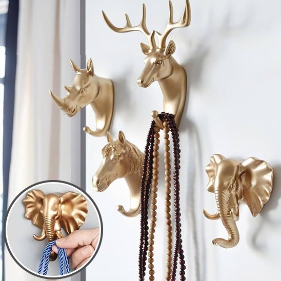Porte manteau mural | Safari Gold - Le Château de la Déco