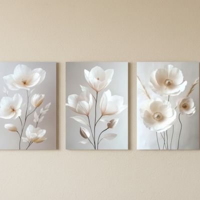 Tableau sur toile | Élégance Premium mure beige