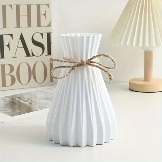 vase artisanale elegant petit blanc lampe