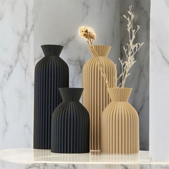 vase elegance intérieure noir beige